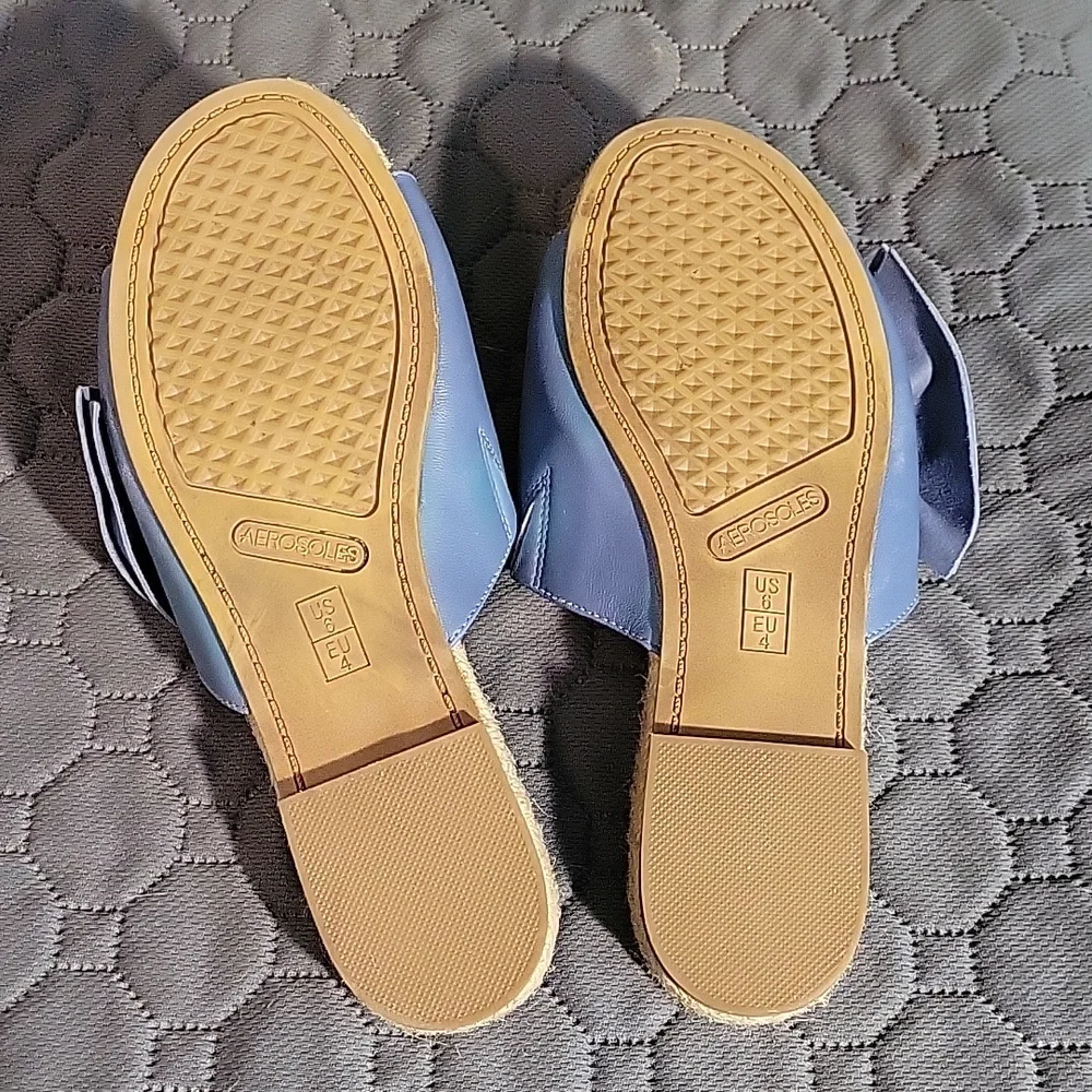 Aerosols leather slip on sandals - Picture 4 of 5